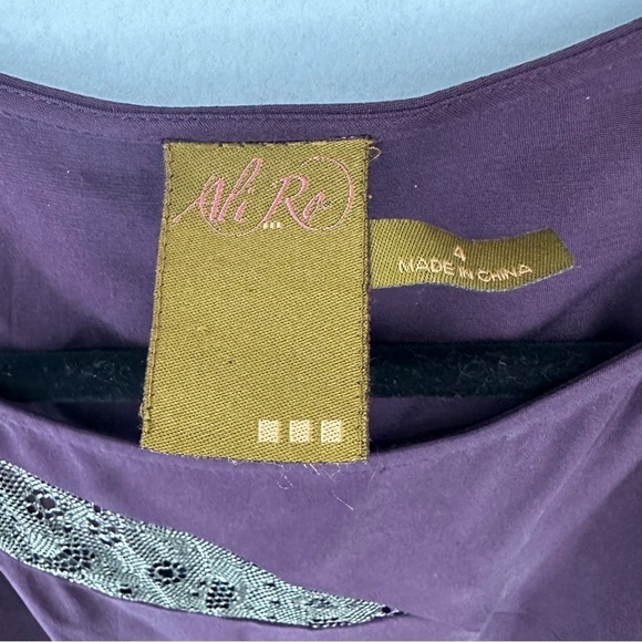 Ali Ro Work Dress Size 4 Plum Purple - Picture 4 of 11